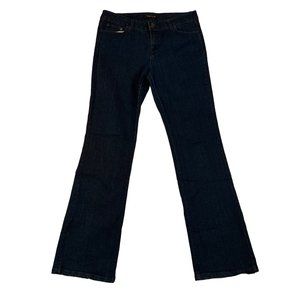 The Limited Jeans Women's 5- Pocket Boot Cut Leg Dark Wash Cotton Blend Blue 8